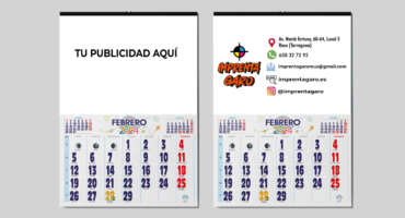 CALENDARIOS DE PARED CON FALDILLA